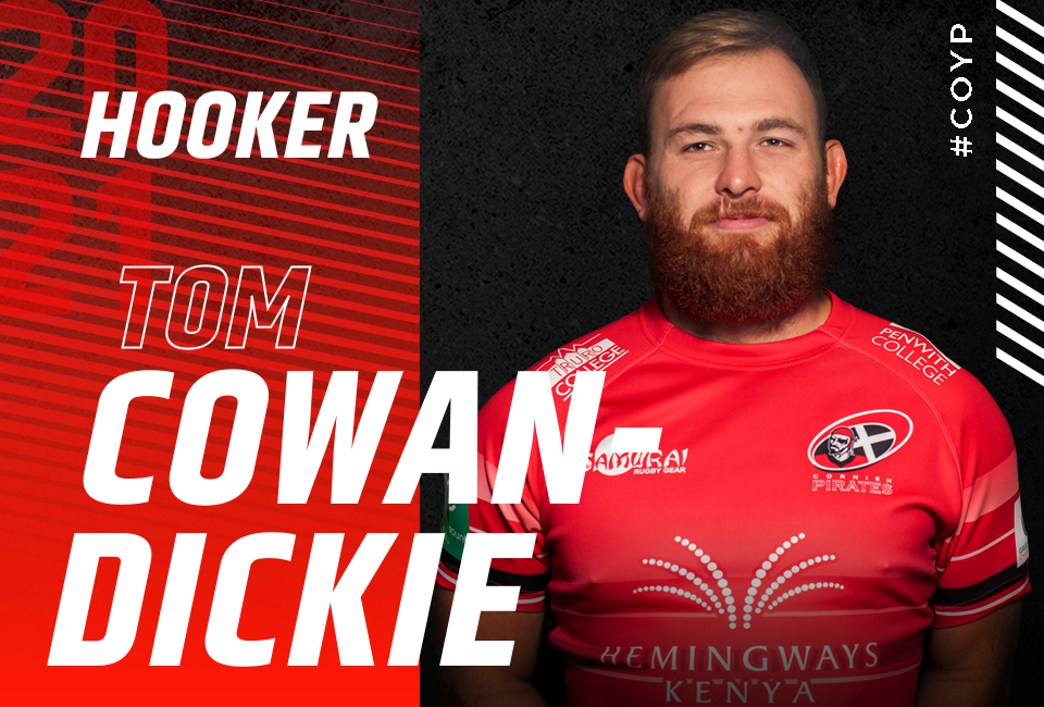 Tom Cowan-Dickie is Next to Sign :Cornish Pirates